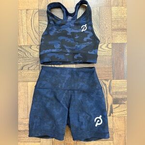 Peloton Navy Camo Activewear Set